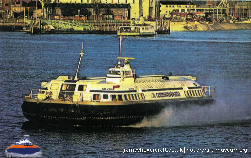 Vosper-Thornycroft VT1 in service -  (credit: The <a href='http://www.hovercraft-museum.org/' target='_blank'>Hovercraft Museum Trust</a>).